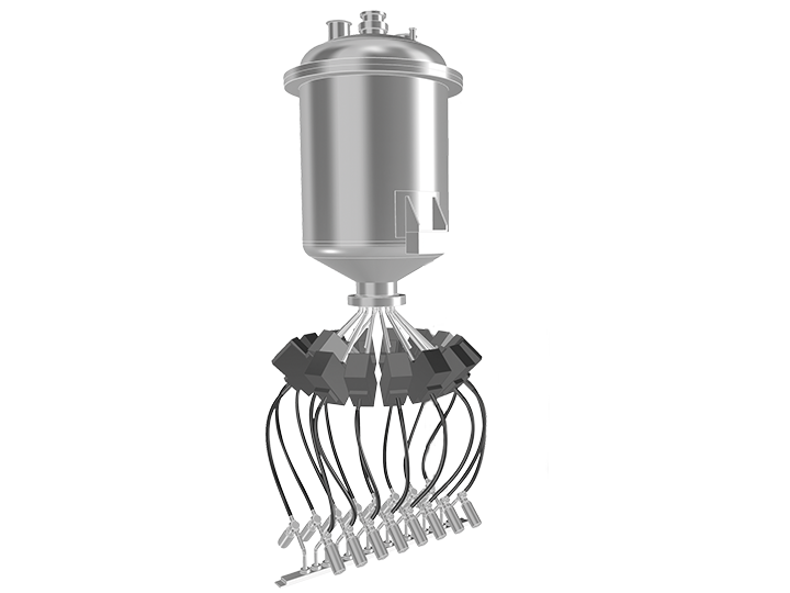 Flowmeter doser for liquids and semi liquids