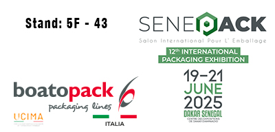 SENEPACK 2025-12th International Exhibition For Packaging 19-21 June 2025 Dakar, SENEGAL