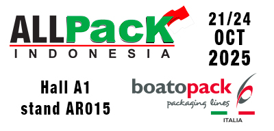 ALLPACK INDONESIA 2025. The 24th International Exhibition on Processing, Packaging, Automation, Handling for Food & Beverage, Pharmaceutical and Cosmetic
